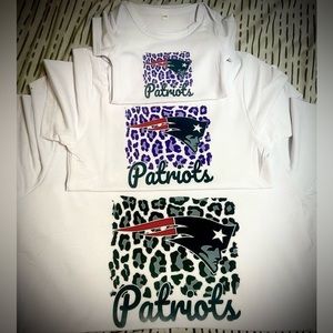 Patriots mommy daughter baby set